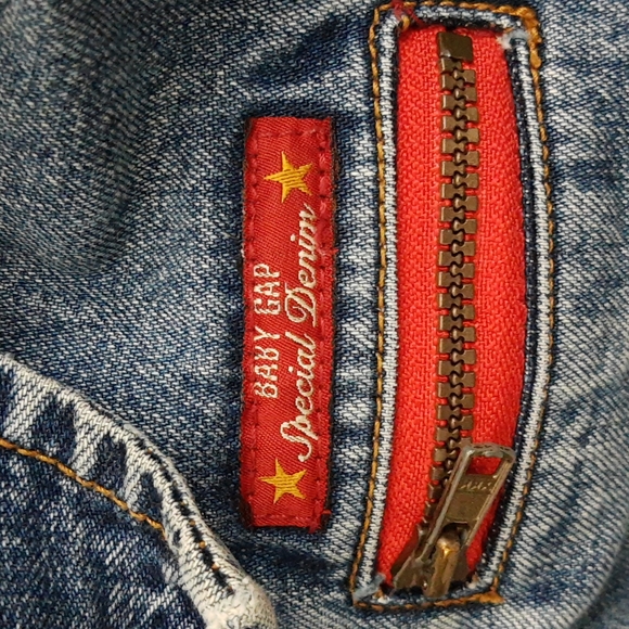 Baby Gap Original Special Edition Legendary Denim Zip Up Jacket VTG 12-24 mos - Picture 5 of 16